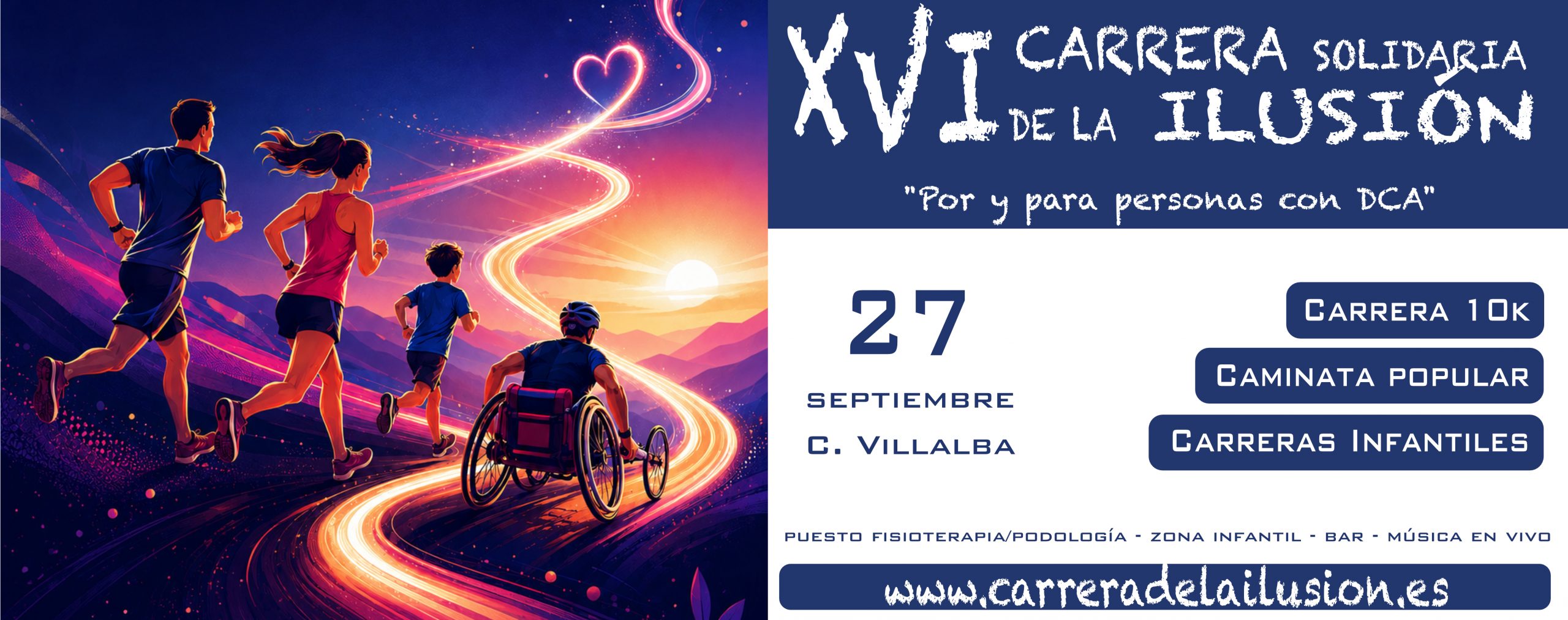 Carrera Solidaria de la Ilusion logo